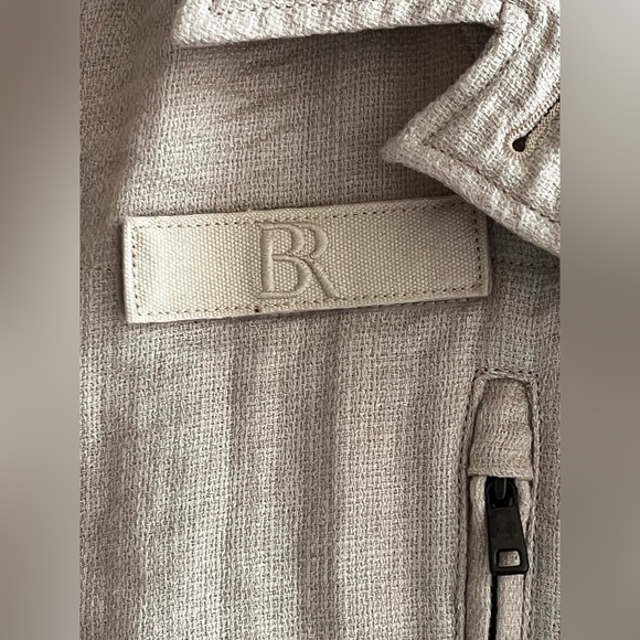 Banana Republic French Utility Field Textured Jacket In Oyster Grey - Picture 8 of 16